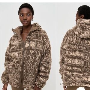 adidas by Stella McCartney ASMC Truenature Full-Zip Print Fleece Jacket Medium